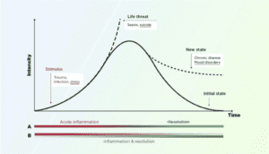 courbe de réponse inflammatoire